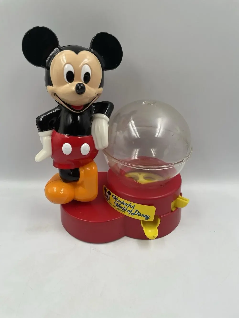 Vintage Mickey Mouse Gumball Machine 8.5